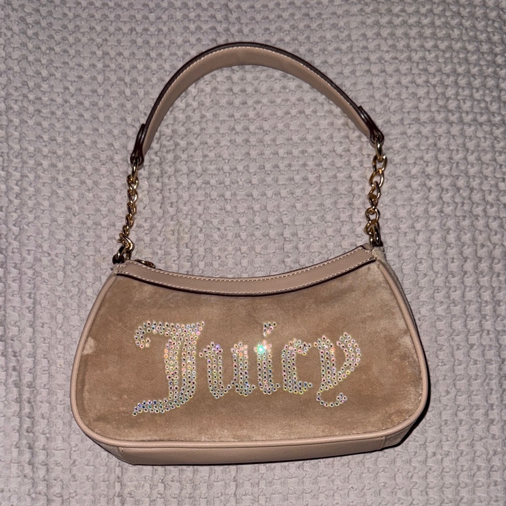 Juicy Couture velour shoulder bag